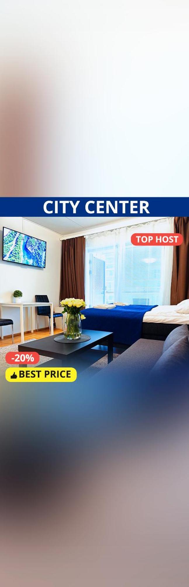 City Center 1R Studio With Perfect View, Parking أولو المظهر الخارجي الصورة